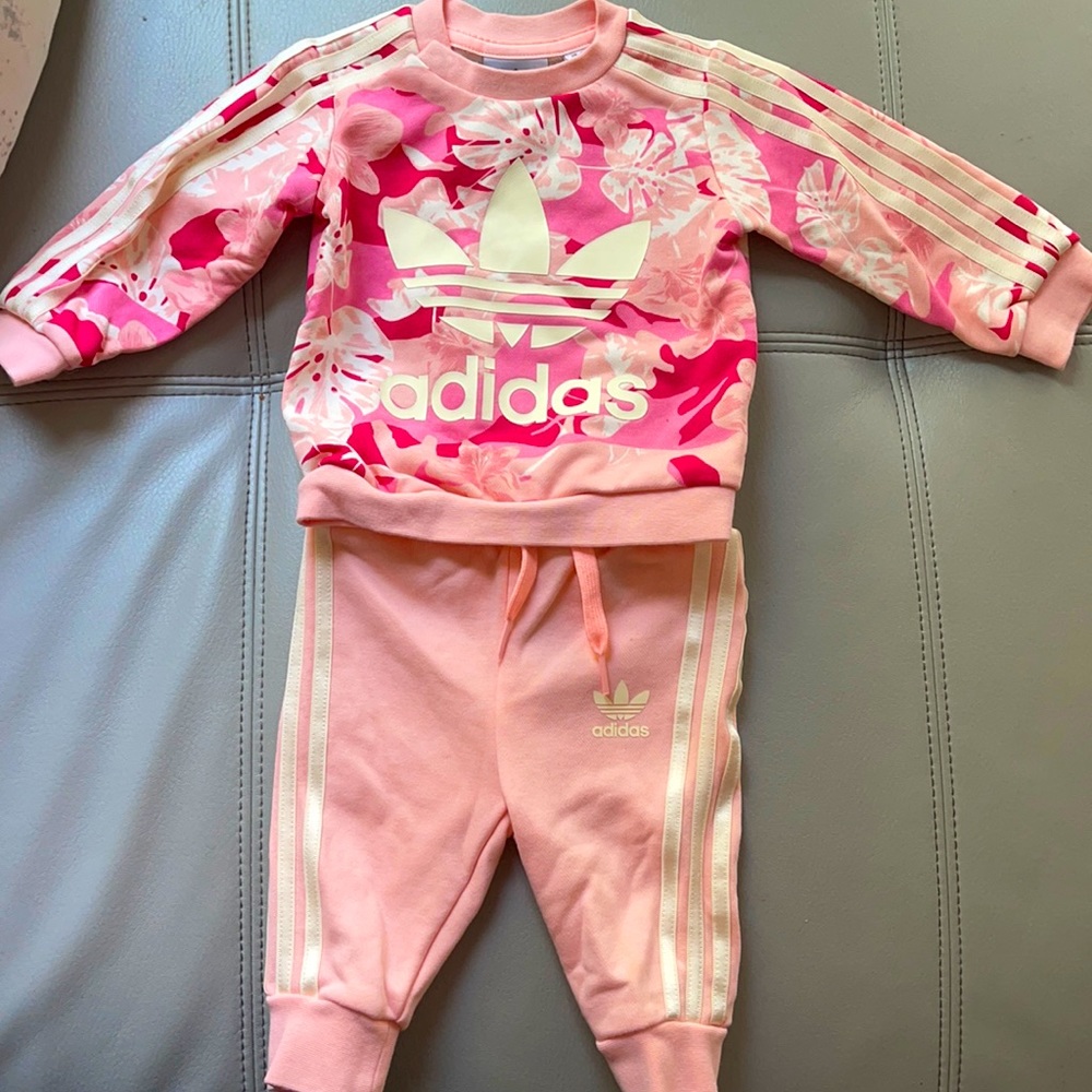 Baby girl adidas set